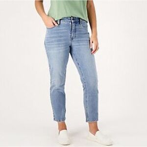 Candace Cameron Bure Pacific Denim Straight Leg Cropped - Sz 4 Petite